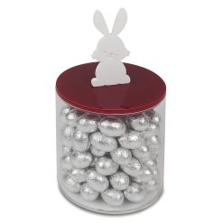 WHITE BUNNY JAR